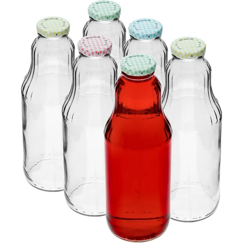 Bottiglia per succo 1 L con tappo twist off - fi 43 - 2