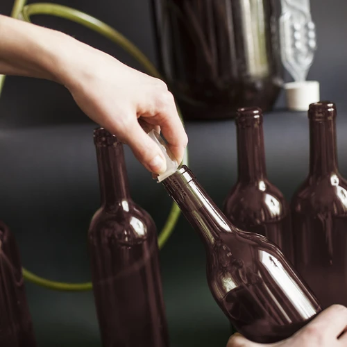 Bottiglia per vino 0,75 L marrone - confezione da 8 pezzi - 9