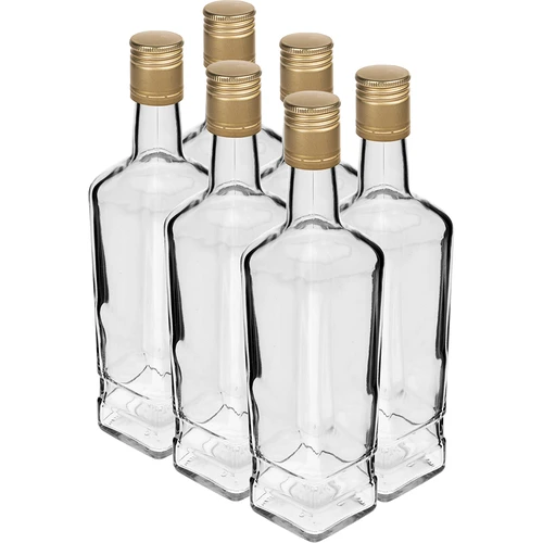 Bottiglia Principale 500 ml con tappo, 6 pezzi  - 1 