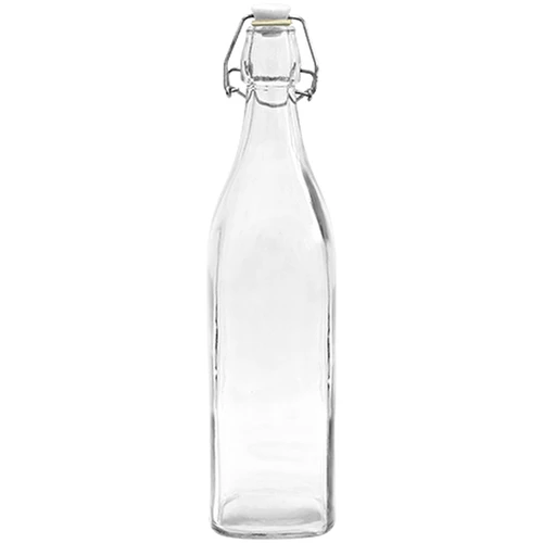 Bottiglia Quadrata con chiusura ermetica 0,5 L  - 1 