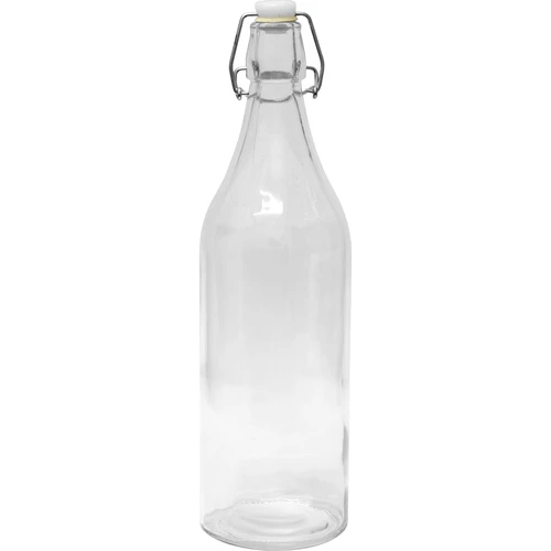 Bottiglia rotonda 1 L con chiusura ermetica