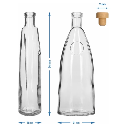 Bottiglia “Staromiejska” con tappo a fungo, 500 ml, 1 pz. - 6