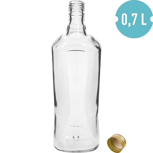Bottiglia «Szafirowa» 700 ml con tappo, 1 pz. - 3