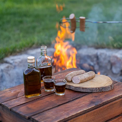 Bottiglia tipo fiaschetta per liquori 100 ml - 10 pezzi - 5