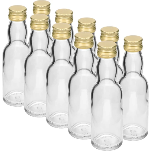 Bottiglietta “Maluch” con tappo dorato, 40 ml, 10 pz.