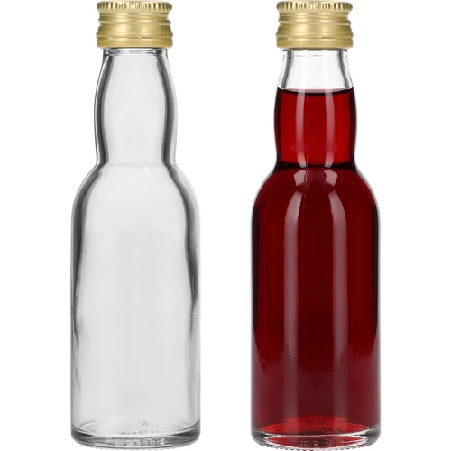 Bottiglietta “Maluch” con tappo dorato, 40 ml, 10 pz. - 4