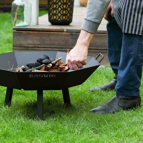 Braciere da giardino ø 60 cm - stile loft - 10