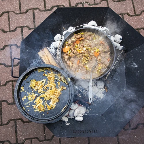 Braciere da giardino ø 70 cm - stile loft - 14