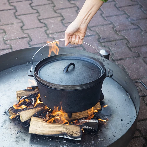 Braciere da giardino ø 80 cm saldato - 6