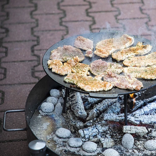 Braciere da giardino ø 80 cm saldato - 9