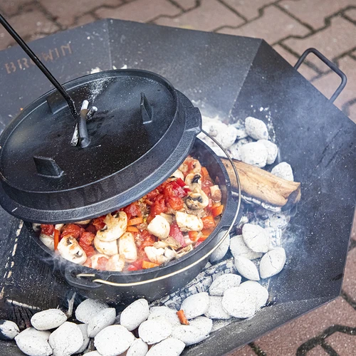 Braciere da giardino Ø 80 cm - stile loft - 12