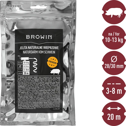 Budella di maiale premium 28/30mm, 3-8m, 20m - 3