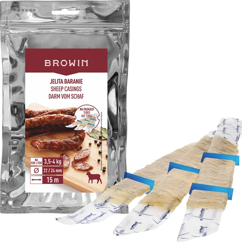 Budella di pecora - fi 22/24 mm, a strisce, 15 m - 3