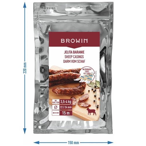 Budelli di pecora - Ø 22/24 mm, su strisce, 15 m - 5