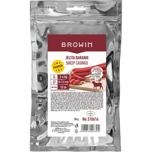 Budelli di pecora su nastro 20/22, 15 m  - 1 