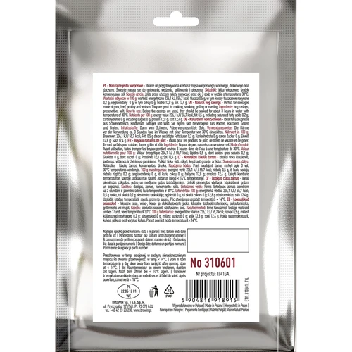 Budelli naturali di maiale - calibro 28/30 mm, 15 m - 2