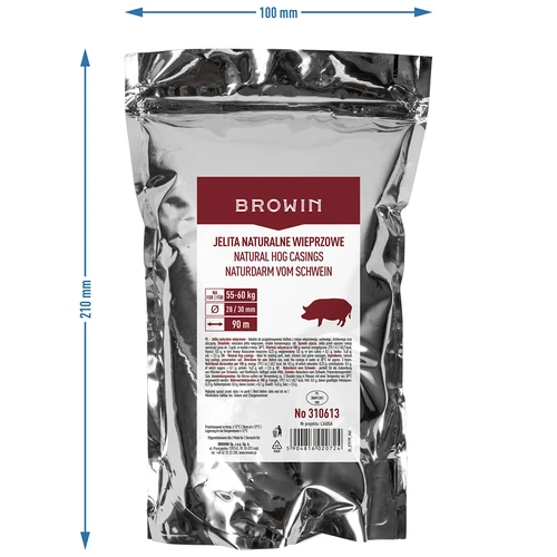 Budelli naturali di suino 28/30 mm, 90 m - 4