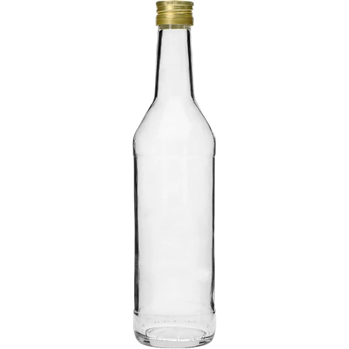 Butelka 500 ml na wódkę prosta z zakrętkami - 8 szt. - 4