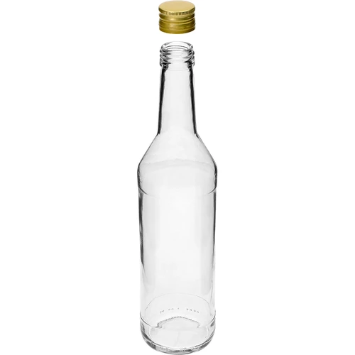 Butelka 500 ml na wódkę prosta z zakrętkami - 8 szt. - 5