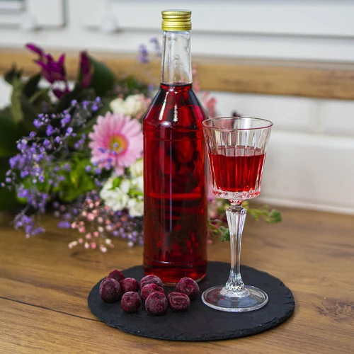Butelka 500 ml na wódkę prosta z zakrętkami - 8 szt. - 9