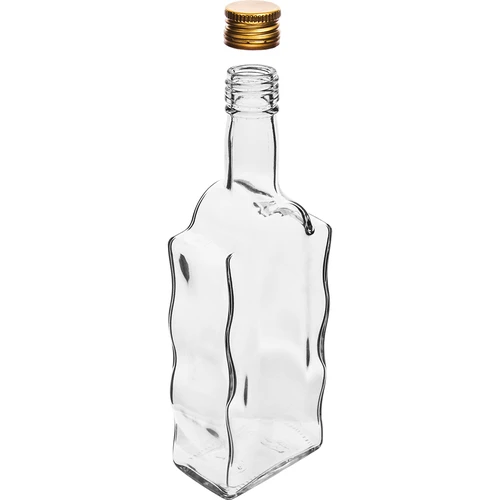 Butelka Klasztorna 500 ml, z zakrętką, biała - 6szt. - 2