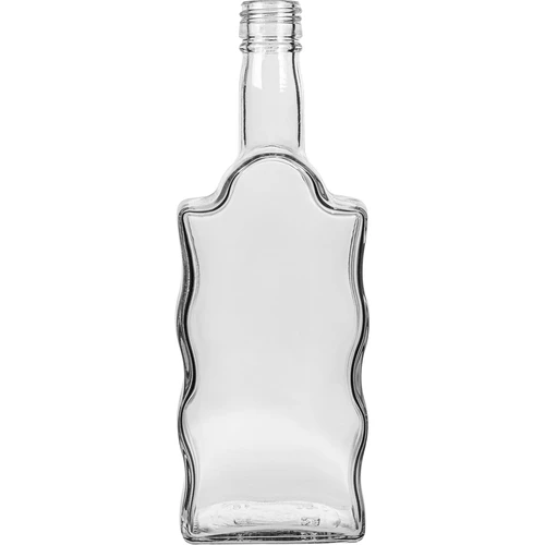 Butelka Klasztorna 500 ml, z zakrętką, biała - 6szt. - 3