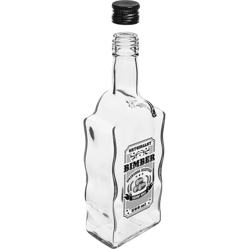 Butelka Klasztorna 500 ml z zakrętką, nadruk „Bimber", 1 szt. - 4