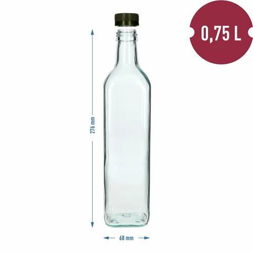 Butelka Marasca 750 ml z zakrętką, 1 szt. - 4