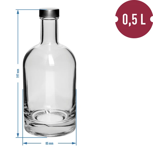 Butelka Miss Barku 500 ml z zakrętką, 1 szt. - 2
