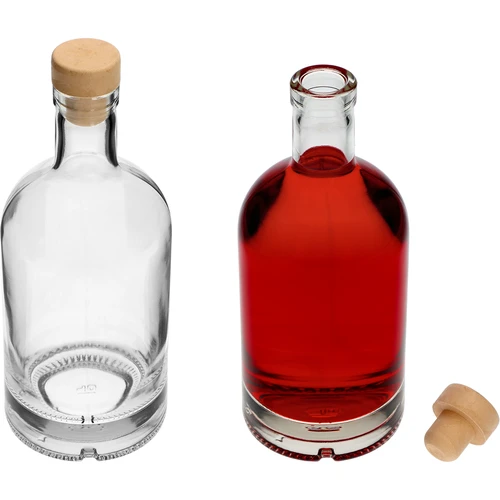 Butelka Miss Barku biała z korkiem, 700ml - 4