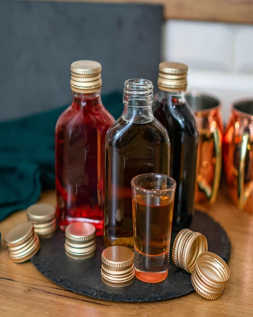 Butelka na nalewki piersiówka z zakr 200 ml 10 szt - 9