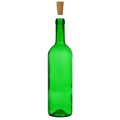 Butelka na wino 0,75 L zielona - zgrzewka 8 szt. - 4