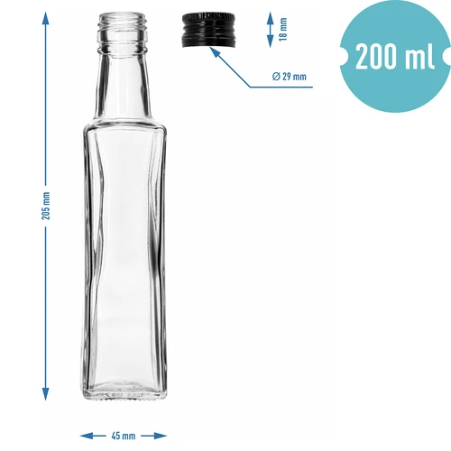Butelka Olimp 200 ml z zakrętką, 1 szt. - 8