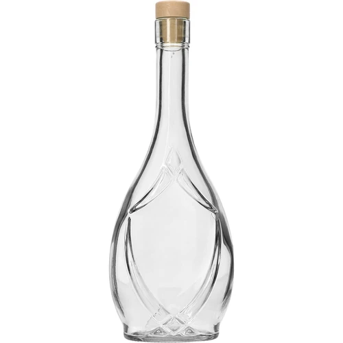 Butelka ozdobna ICONA 500 ml, z korkiem-grzybkiem, 1 szt.