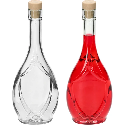 Butelka ozdobna ICONA 500 ml, z korkiem-grzybkiem, 1 szt. - 3