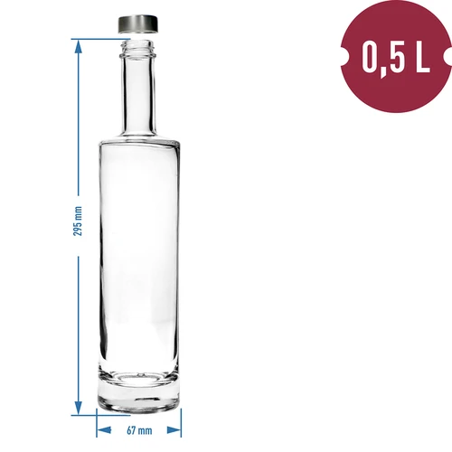 Butelka Ponadczasowa 500 ml z zakrętką, 1 szt. - 4