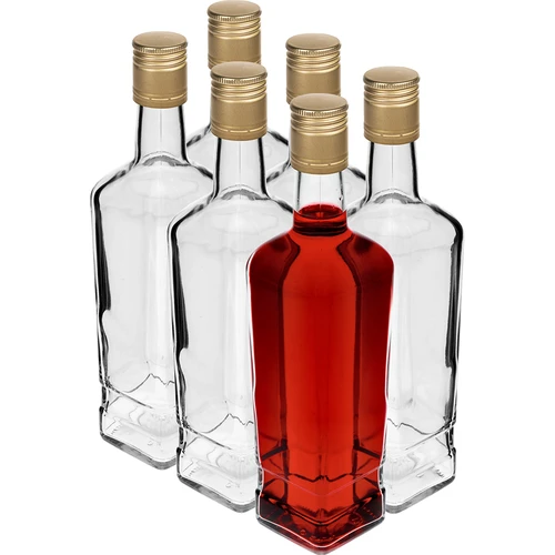 Butelka Pryncypalna 500 ml z zakrętką, 6 szt. - 2