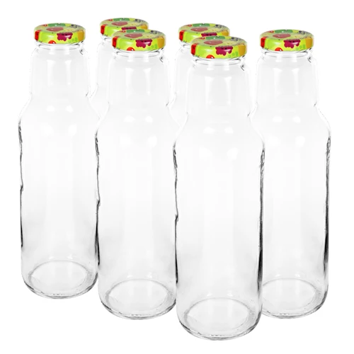 Butelka TO 750ml z zak. na sok fi43, 6szt.