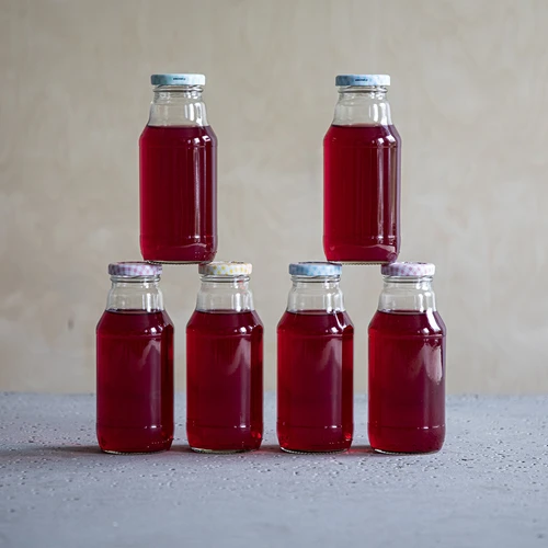 Butelka TO na sok 330 ml z zakrętką fi 43 - 6 szt. - 5
