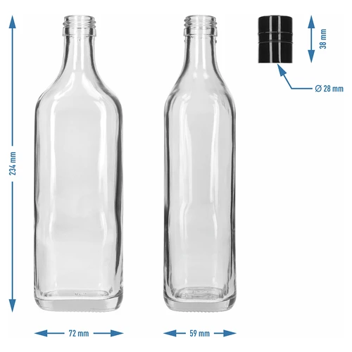 Butelka Walker 500 ml, z zakrętką., 1szt. - 5