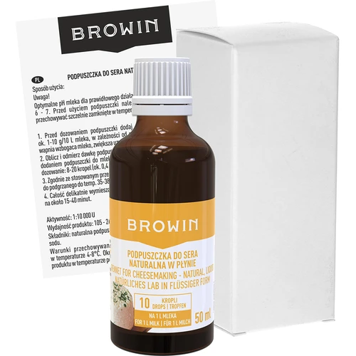 Caglio naturale per formaggio in liquido 50 ml - 3