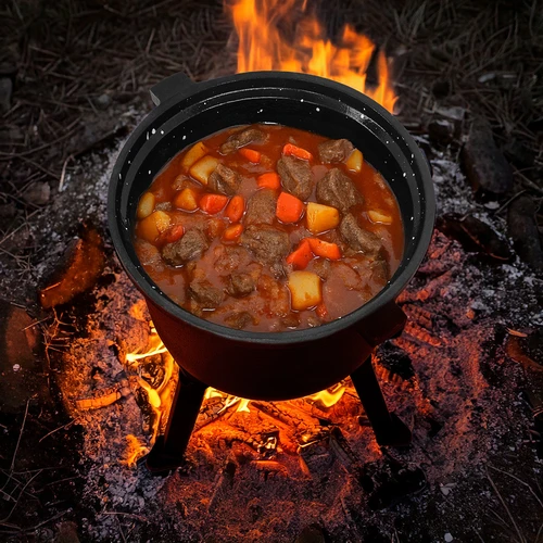 Calderone da cacciatore in ghisa con interno smaltato, 8 L - 7