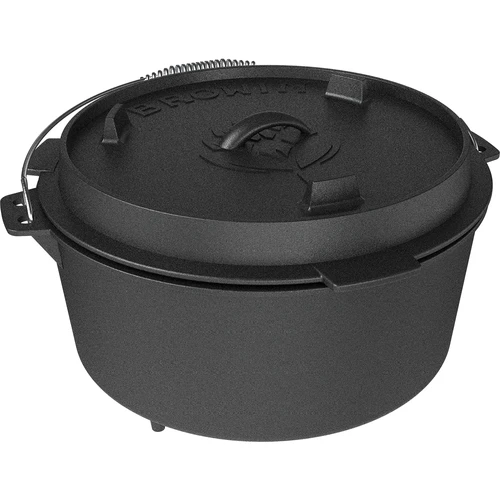 Calderone sospeso in ghisa con coperchio‑padella - 3