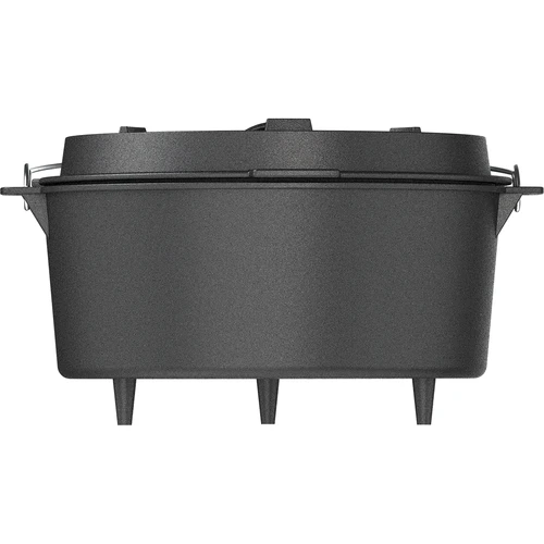 Calderone sospeso in ghisa con coperchio‑padella - 6