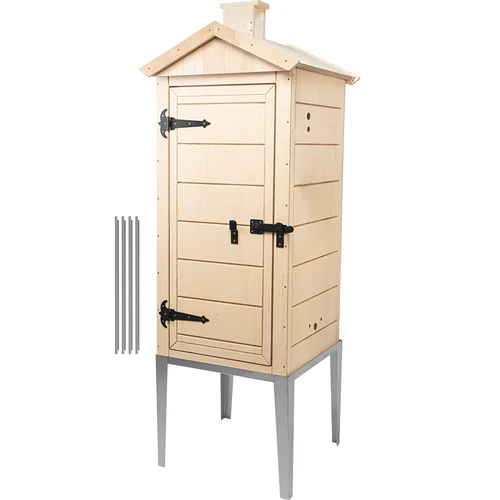 Camera affumicatrice in multistrato certificato, 200 L, con base in acciaio inox