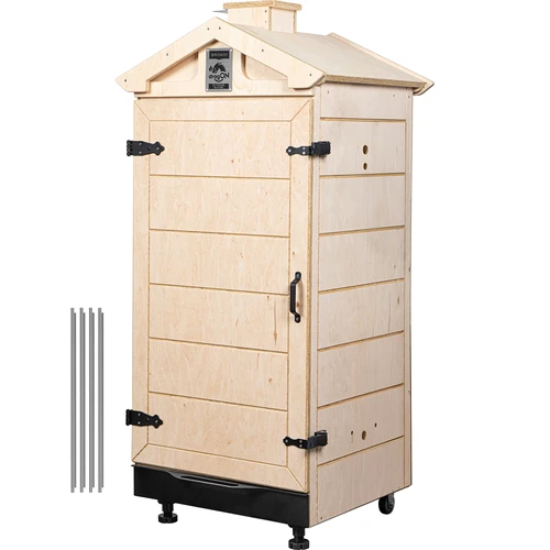 Camera di affumicatura in compensato certificato, senza telaio, 200L, con ruote