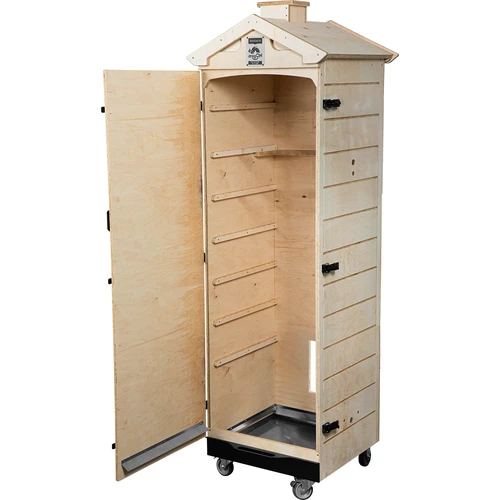 Camera di affumicatura in compensato certificato, senza telaio, 320L, con ruote - 2