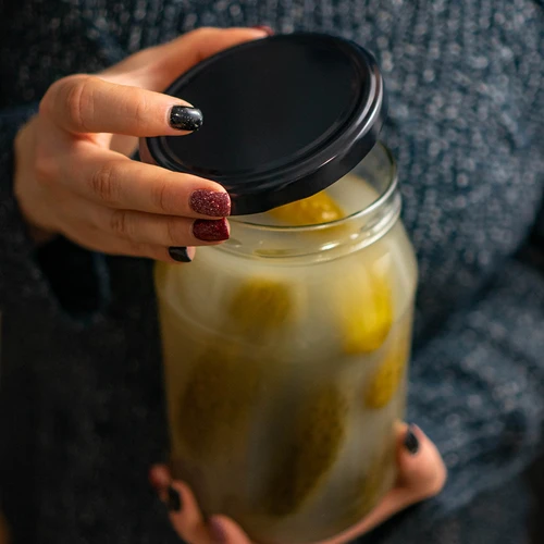 Capsula twist-off fi 100 nera - 10 pz - 9