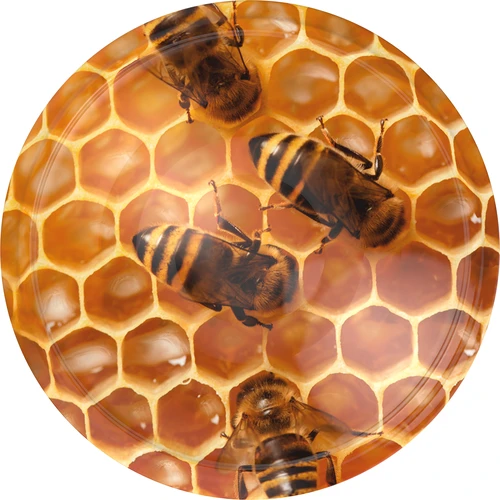 Capsula twist-off fi 82/6 - motivo miele - 10 pz.