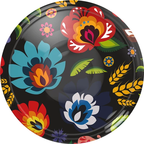 Capsula Twist-Off Ø82/6 Folk nera - 10 pezzi